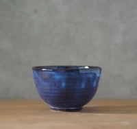 まゆ型飯碗(青萩釉) サムネイル