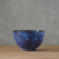まゆ型飯碗(青萩釉) サムネイル