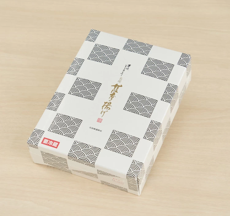 かわいいギフトケース入り【サラミ風蒲鉾魚っち4本（プレーン・チーズ各1本×2ケース入り）セット】