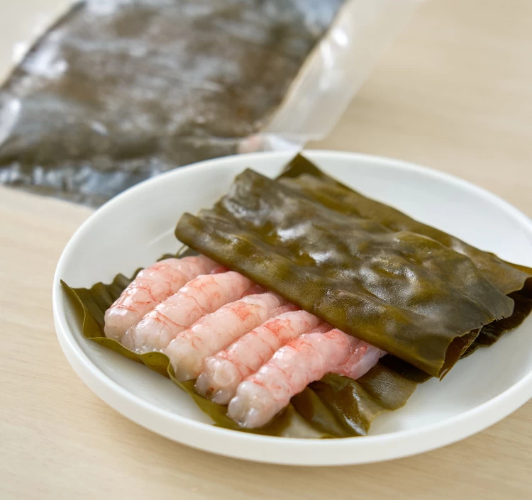 えび　昆布締め