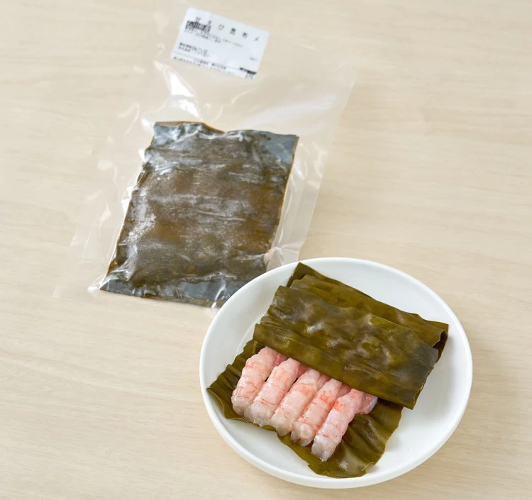 えび　昆布締め