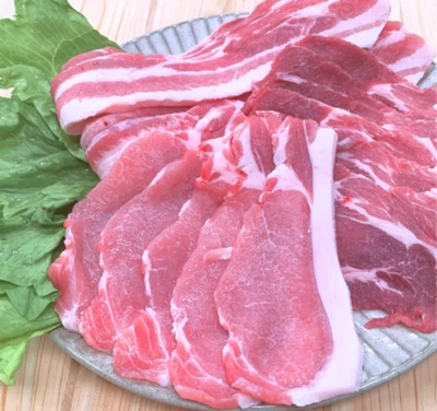 産直豚肉とよかわみー豚「焼肉セット」(4〜5人前）