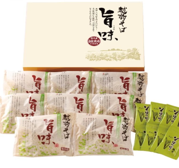 直営農場産そば「旨味」8食