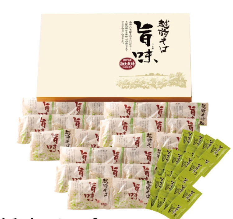 直営農場産そば「旨味」24食