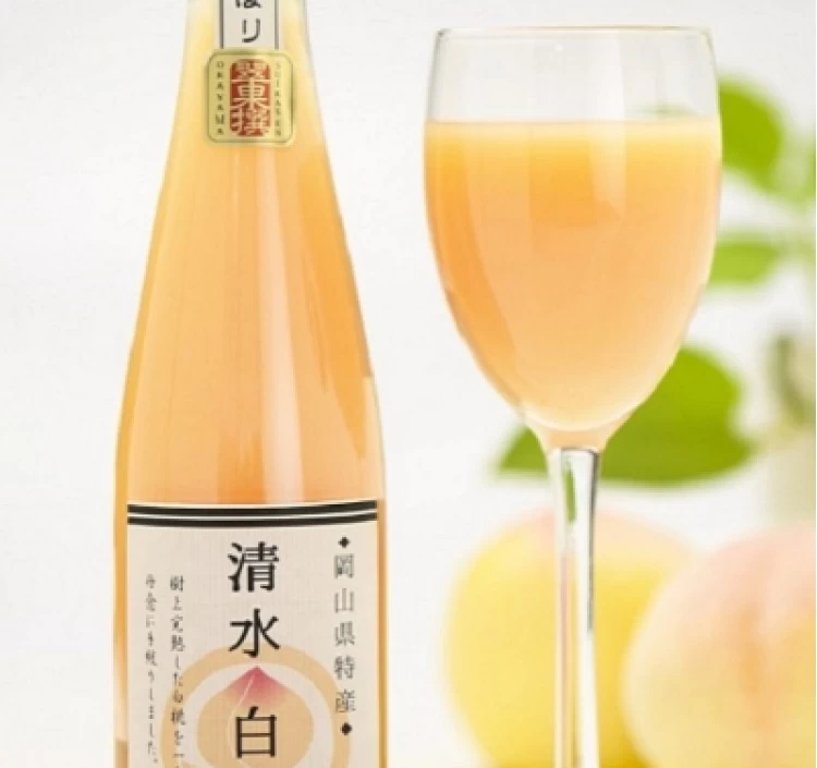 翠果撰　岡山清水白桃ドリンク　500ml×1本 簡易箱入り