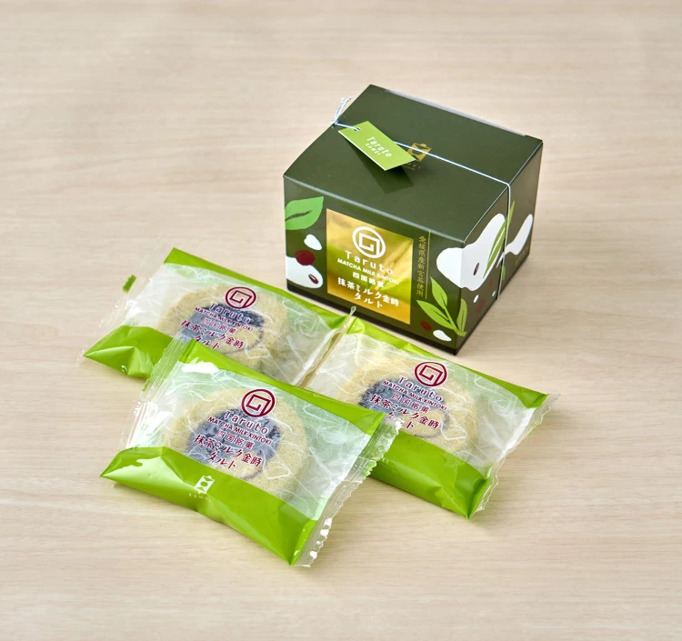 抹茶ミルク金時タルト 3個入