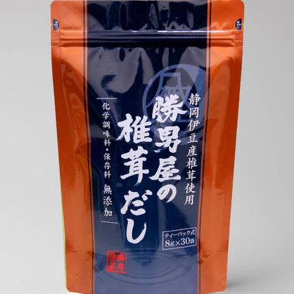 【深いコク】伊豆産乾椎茸使用　勝男屋の椎茸だし３０袋入