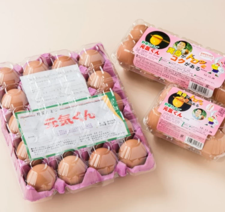 「野菜たまご元気くん」イメージです