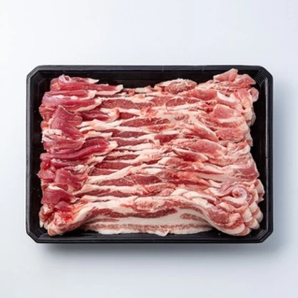 【ご家庭用】北島豚 焼き肉用 バラ 1kg