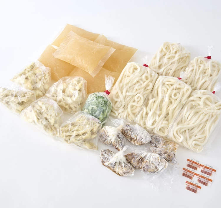 冷凍／肉・ごぼ天うどん5人前