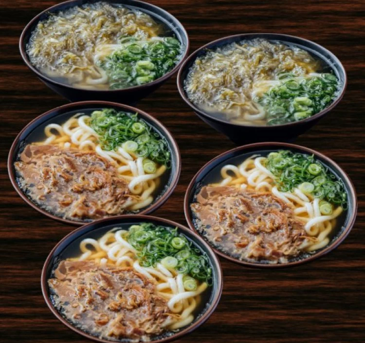 生麺／バラエティセット5人前（肉3・昆布2）