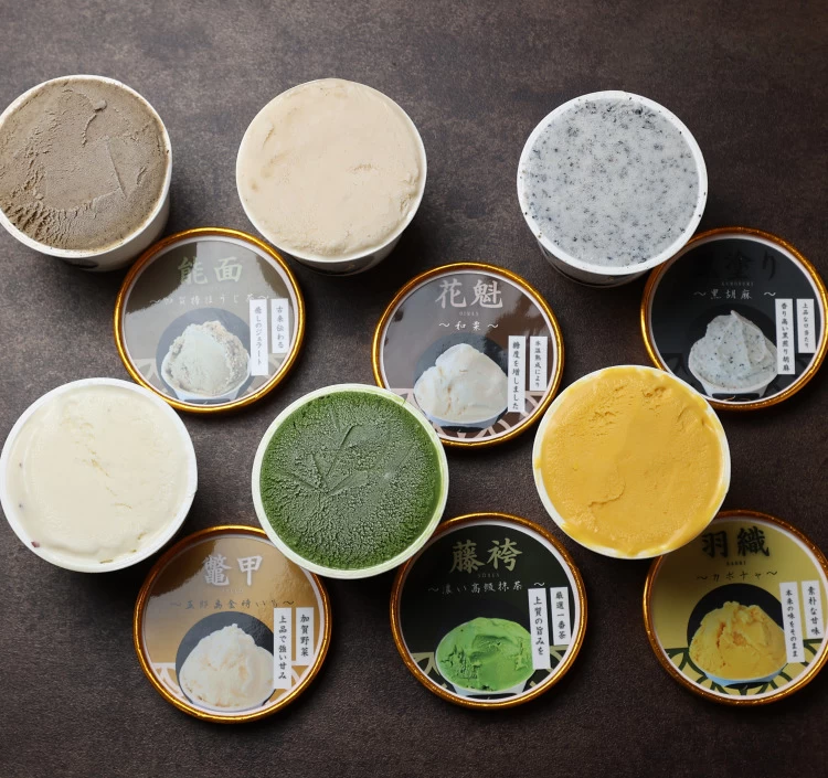 「花柳 百万石ジェラート」6個入り (送料無料)