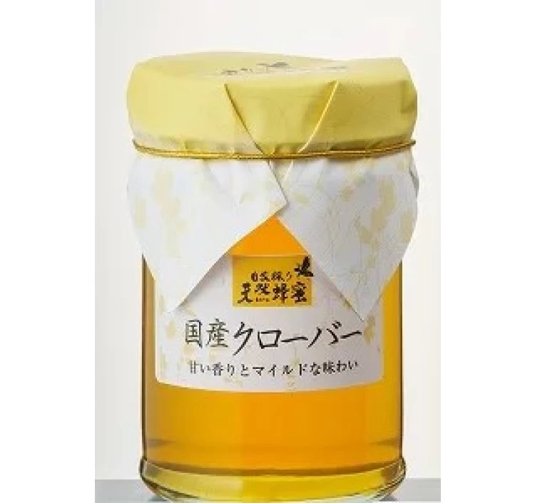 自家採り国産天然はちみつ(クローバー)220g入り