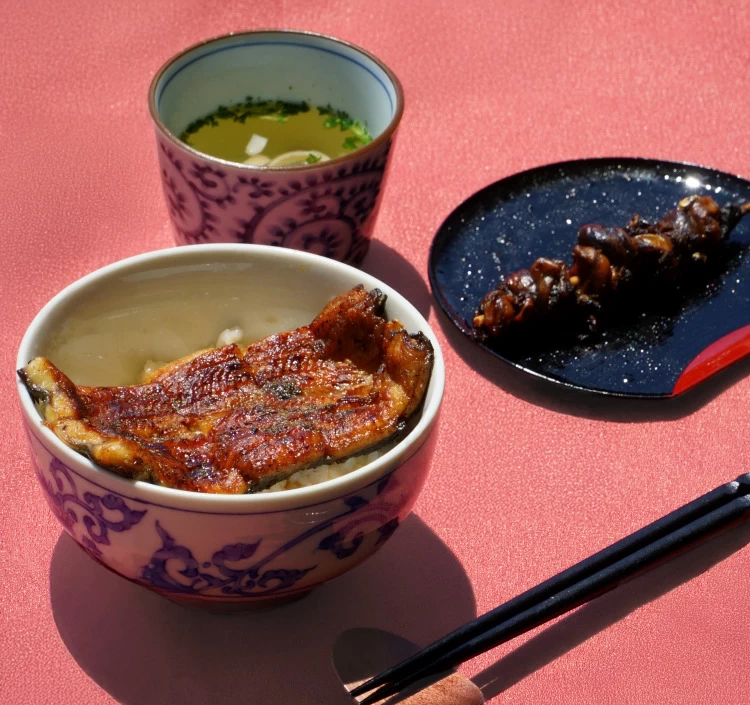 三種セット (蒲焼き・肝・肝吸い)