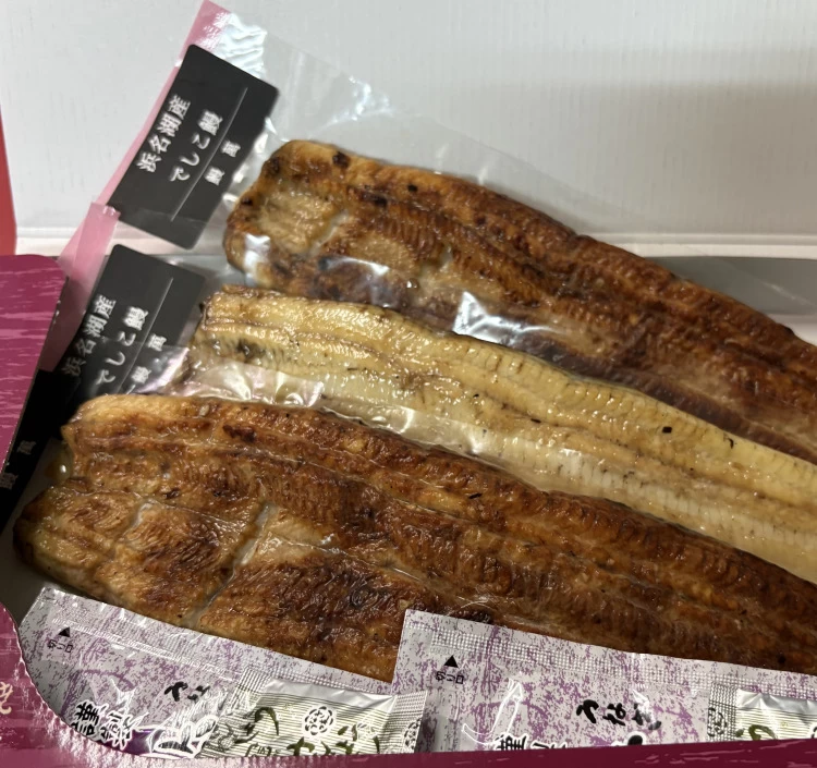 浜名湖産 でしこ鰻(2尾)+白焼き(1尾) セット