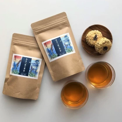 あまべ藍　茎茶 (ティーバッグ15包)