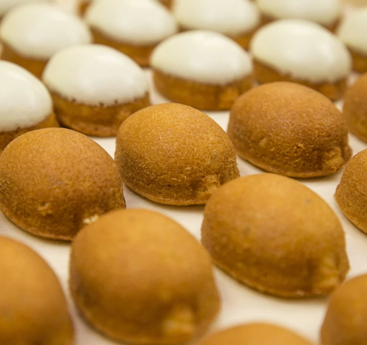 焼きあがった生地