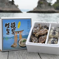 広島県産 島田水産 牡蠣詰め合せ むき身700g/殻付き10個 サムネイル