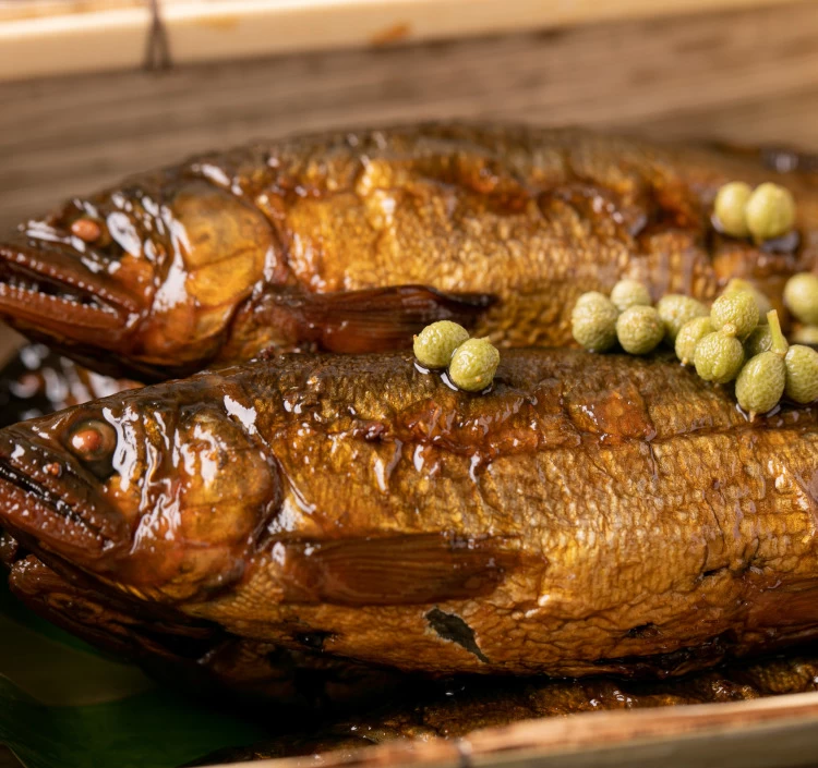 子持ち鮎有馬煮