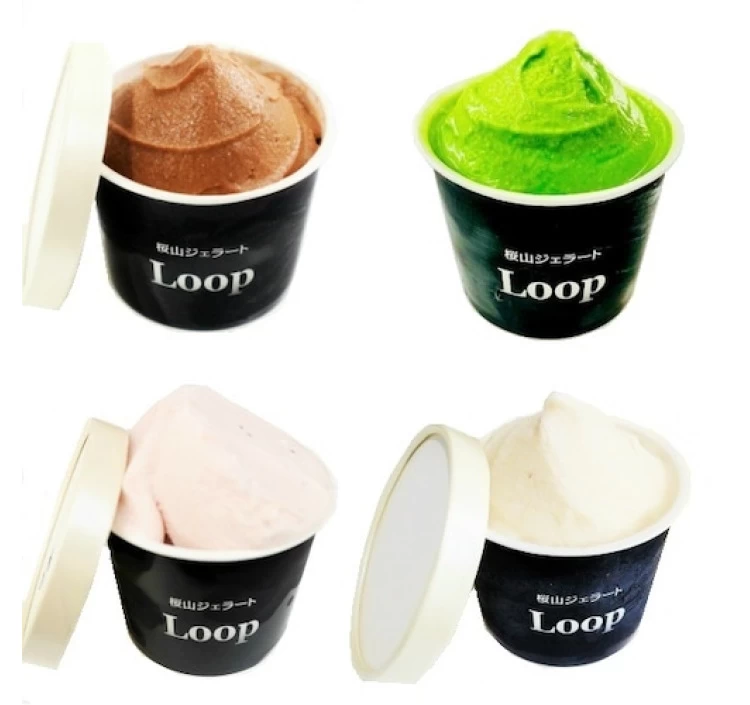 至高のジェラート4個入 桜山ジェラートLoop