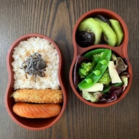 拭漆弁当箱・ひさご型　FUKI URUSHI LUNCH BOX/Gourd shape サムネイル