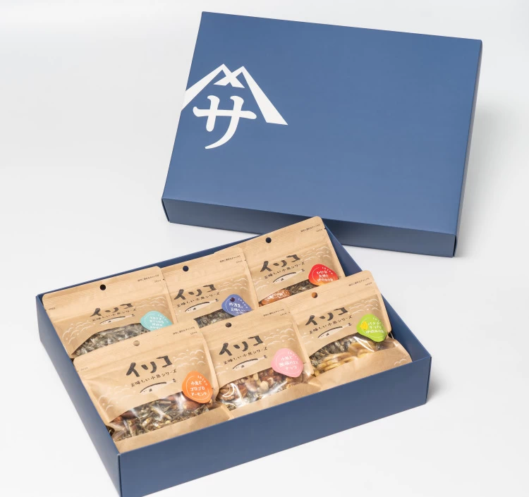 美味しい小魚シリーズギフトセット(ごまいりこメイン+焼いりこ)