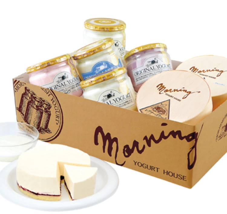 【MOY-7】オリジナルヨーグルトとレアチーズケーキセット