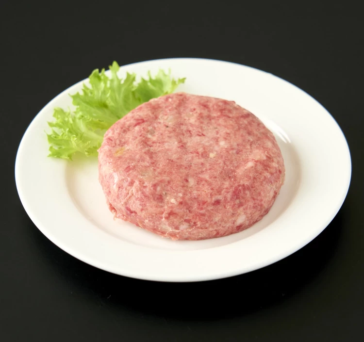【旨味たっぷり】ソースのいらない メス牛 那須の後藤牛100％ 熟成生ハンバーグステーキ ７個セット