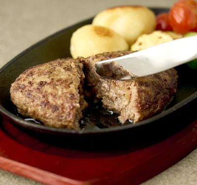ソースのいらない大田原産黒毛和牛ハンバーグステーキ 3個セット