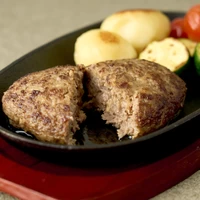 【贈り物に喜ばれる】ソースのいらない大田原産黒毛和牛100％ハンバーグステーキ 4個セット サムネイル