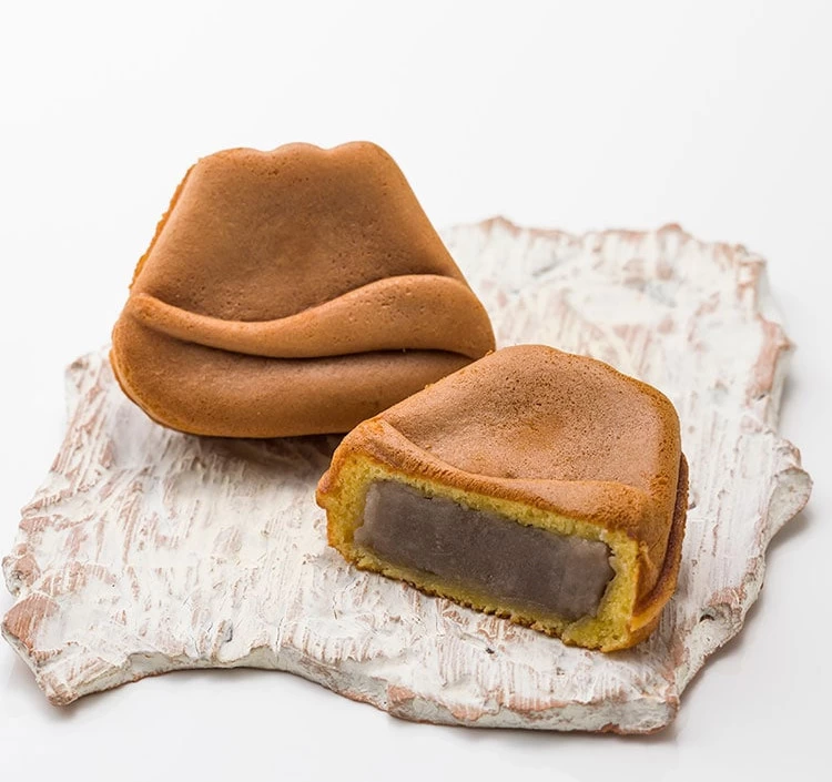 富士山御蔭餅＆富士山御蔭餅(抹茶小豆)6個入り