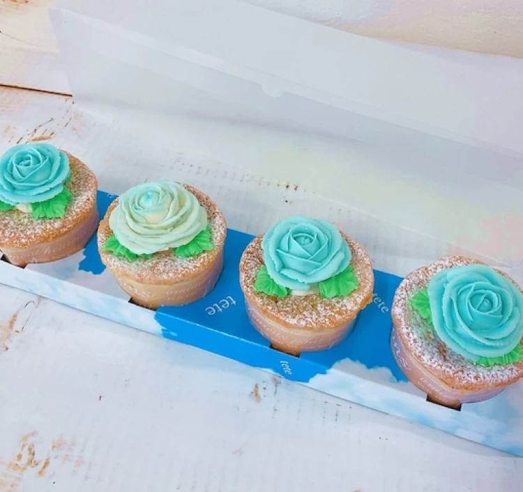 シャンティバラカップケーキ（4ヶセット）