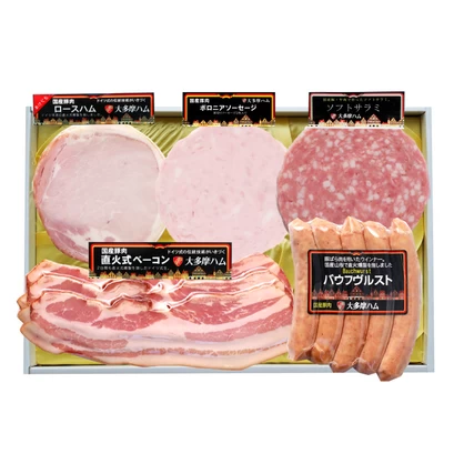 国産豚肉バラエティ5品詰合せ　AF-44