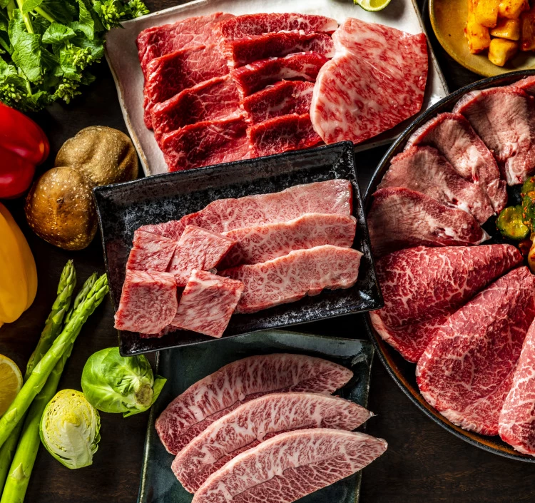 信州プレミアム牛【焼肉特選セット】タンと肉8種盛り希少部位あり(1.5kg)キムチ4種付