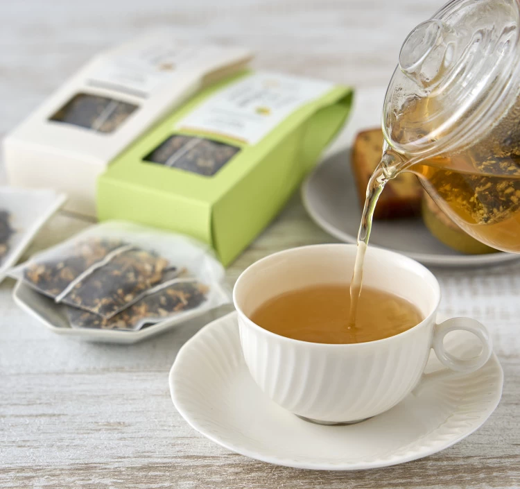 180ｍlの熱湯を注ぎ約2分蒸らすと完成