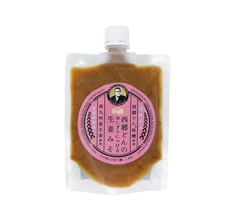 西郷どんのおにぎりにつける生姜みそ