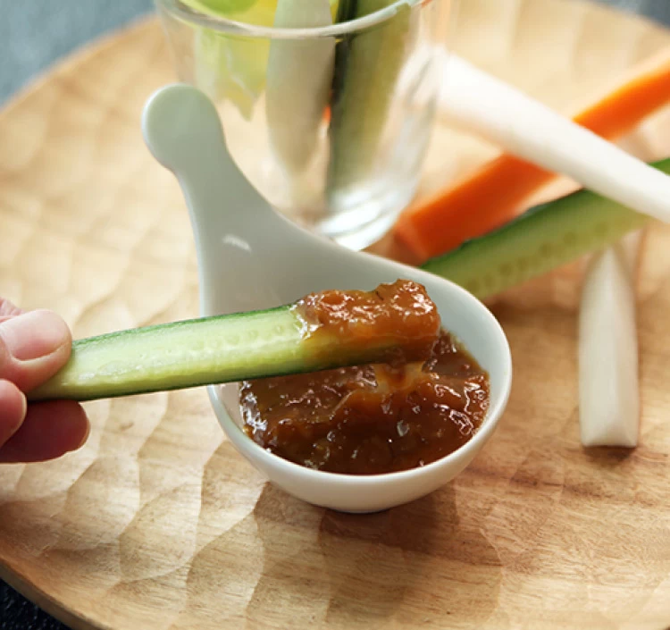 西郷どんのおにぎりにつける生姜みそ