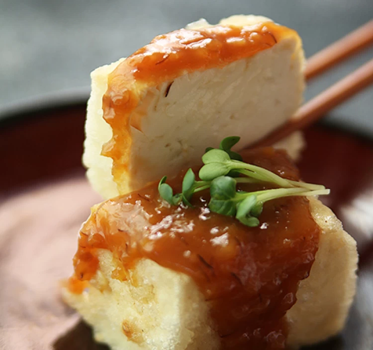 西郷どんのおにぎりにつける生姜みそ