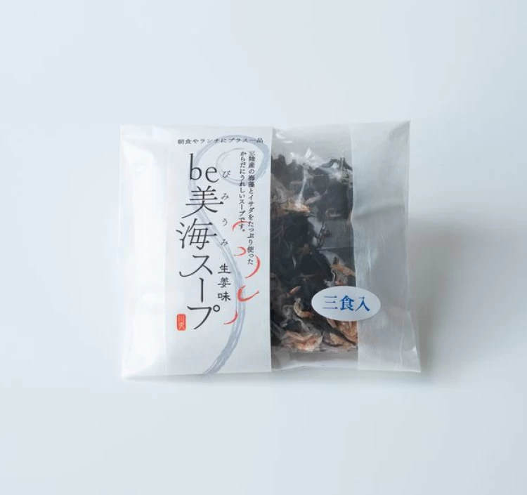 be美海(びみうみ)スープ 生姜味 ３食×４袋入