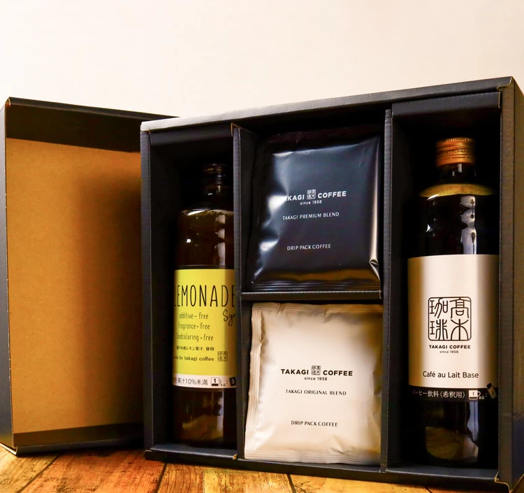 高木珈琲 カフェオレベースとレモネードベース/ドリップパック セット