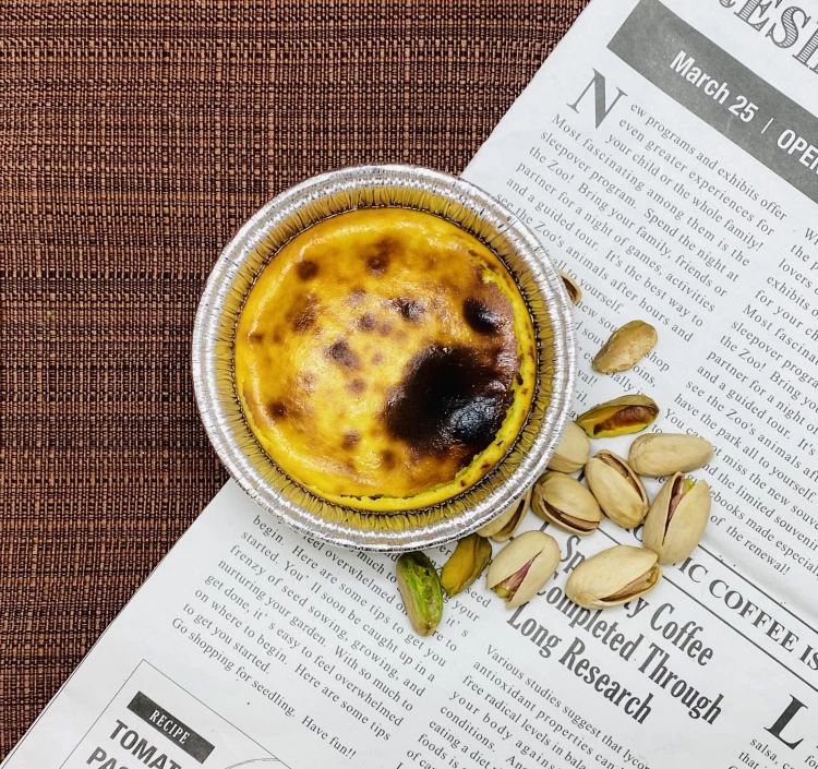 【カップ】バスクチーズケーキ「ピスタチオ」:φ8cm