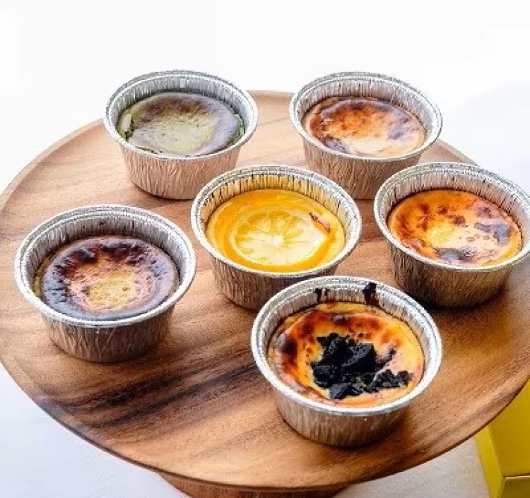【セット】茨木バスクチーズケーキカップ12個セット：φ8cm