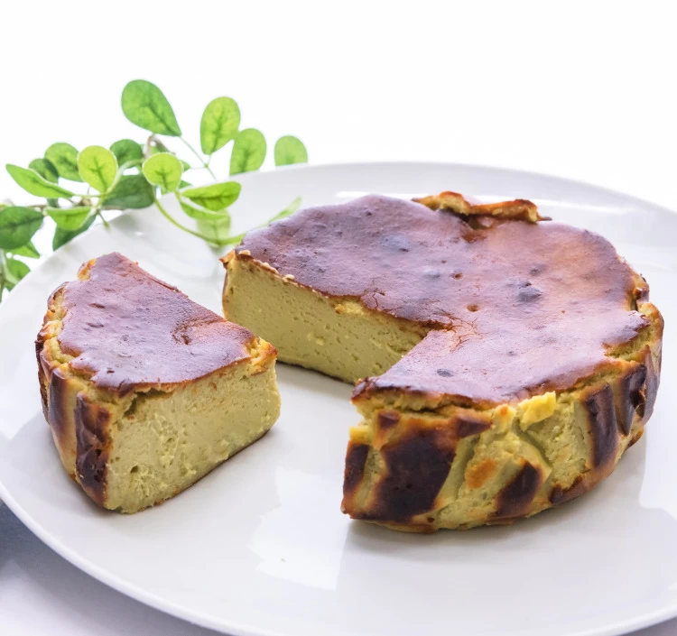 【セット】茨木バスクチーズケーキホール「プレーン、抹茶、ピスタチオ」：φ12cm