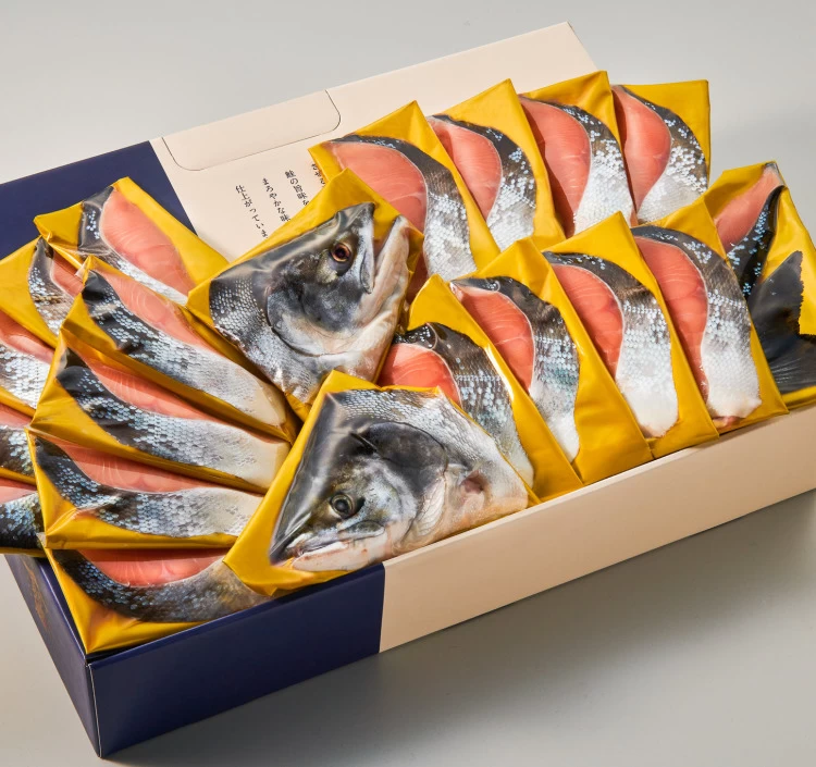 【氷蔵藁製法】天然無添加　白鮭姿切身　1.0kg～2.4kg