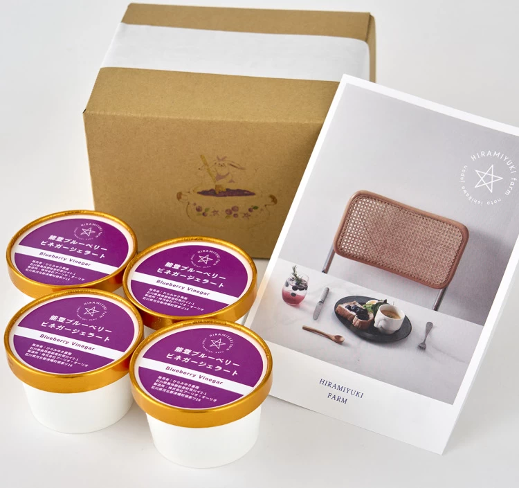 能登ブルーベリービネガージェラート(4個)