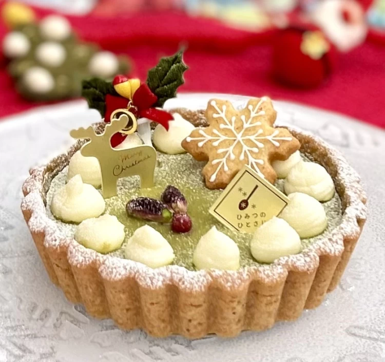 【クリスマス時期限定】プチ・ノエルピスタチオタルト *Putit Noël Tarte Pistache*