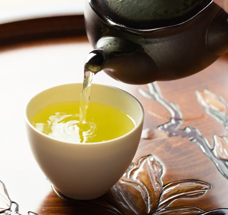 狭山茶 さくや(100gクラフトパッケージ)／1日の終わりに緑茶で