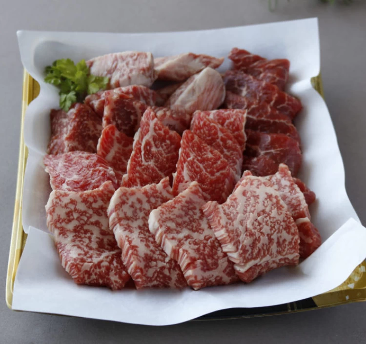 おうち牛若丸 焼肉バラエティーセット 上盛り(タンハツ入り)320g