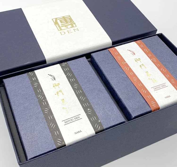 砂糖傳特選ギフト　御門米飴２個セット（赤壺・黒壺）