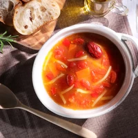 豚肉と赤い野菜の薬膳スープ サムネイル